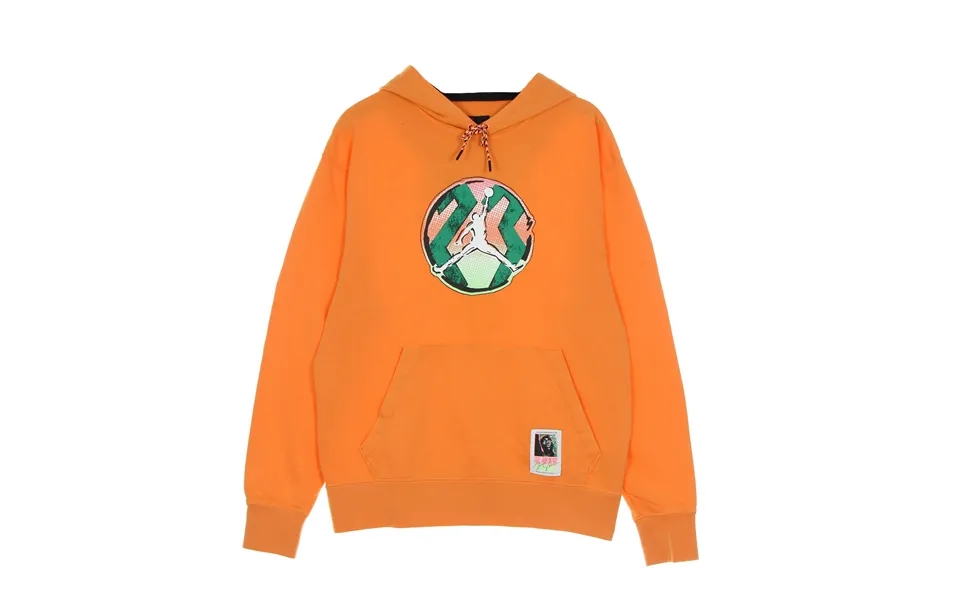 Men's Hoodie Sport Dna Washed Pullover Hoodie Atomic Orange