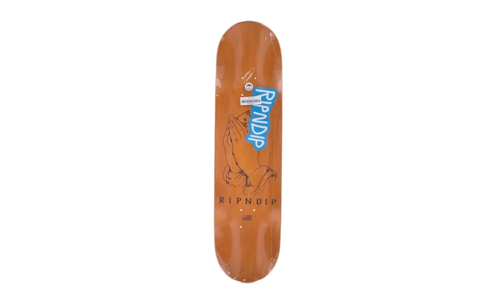 Men's Skateboard Deck Lord Nermal Fuckin Fuck Board Orange