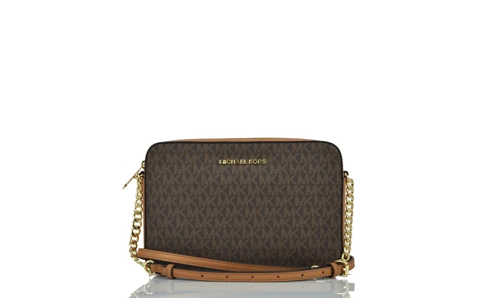 Michael Kors Jet Set Item Bag Brown Women Saffiano Leather Mod