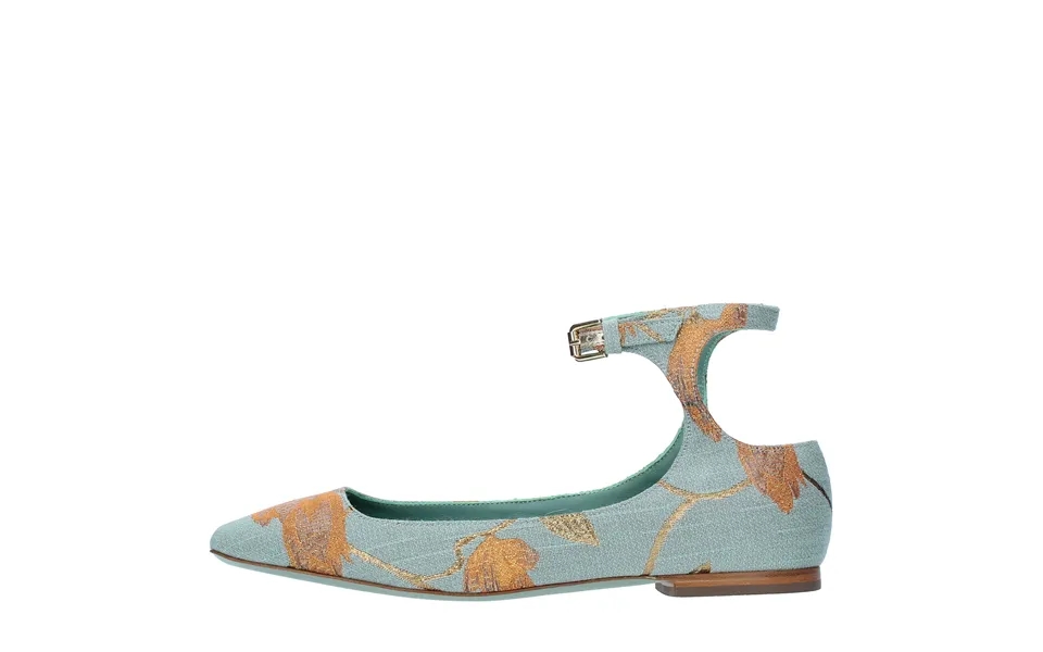 Paola D'arcano Flat Shoes Green