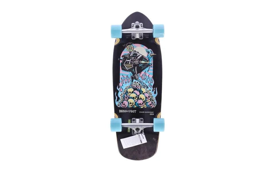 Skateboard Assembled Men Stubby Black Teal