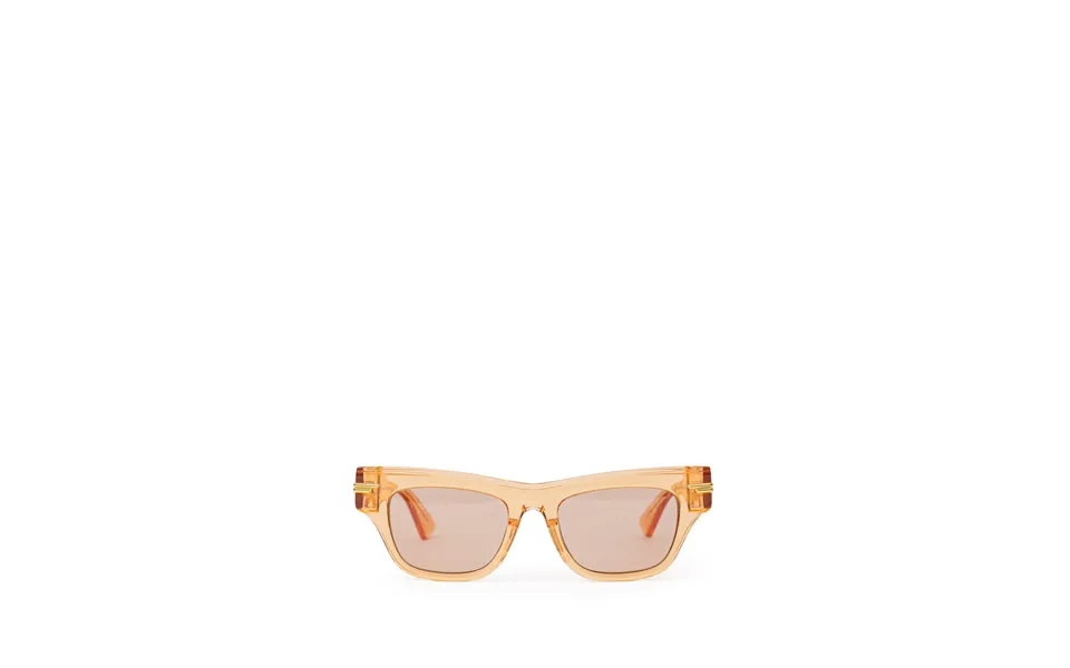 Sunglasses In Recycled Orange Acetate Bottega Veneta