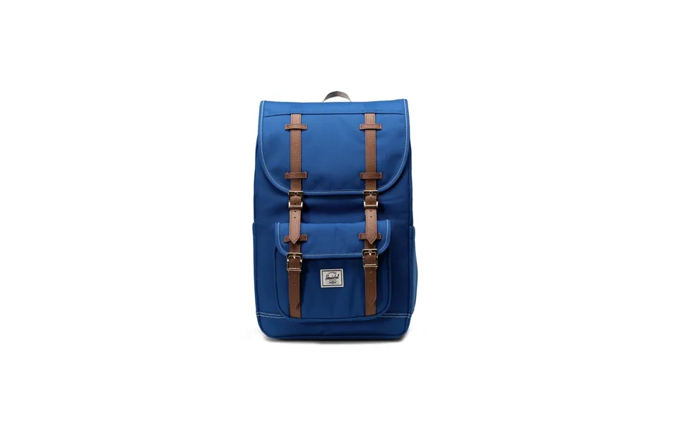 Unisex Little America Mid Backpack True Blue White Stitch