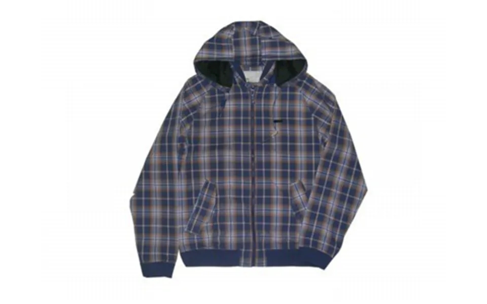 Wesc Jacket Zip Check Men's Windbreaker Blue Orange