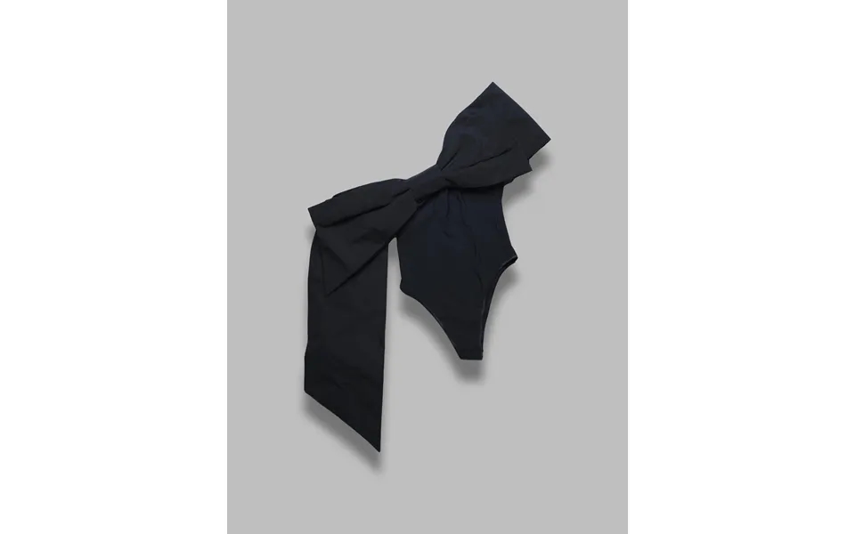 Women Bow Leotard Woven - 76% Polyamide, 22% Elastane