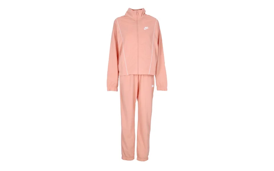 Women's Tracksuit Set W Essential Tracksuit Lt Madder Root White White
