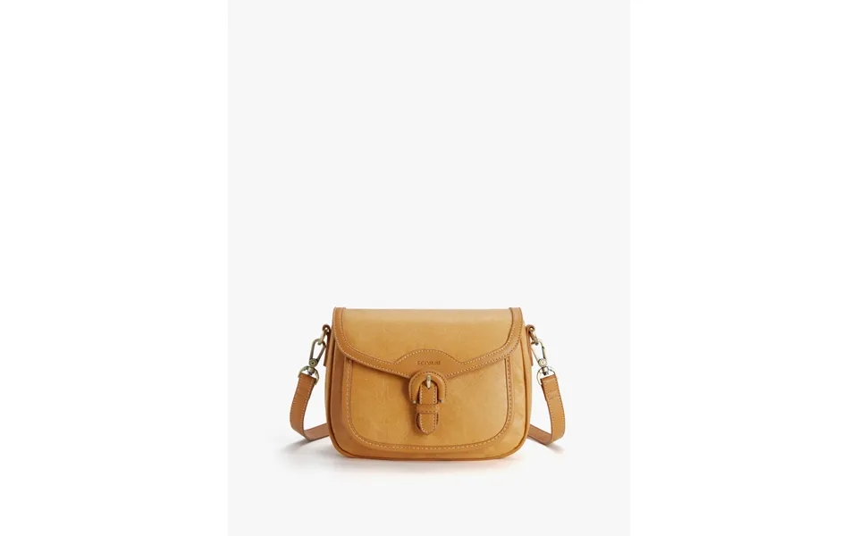 Evelina Washable Paper Vintage Saddle Crossbody