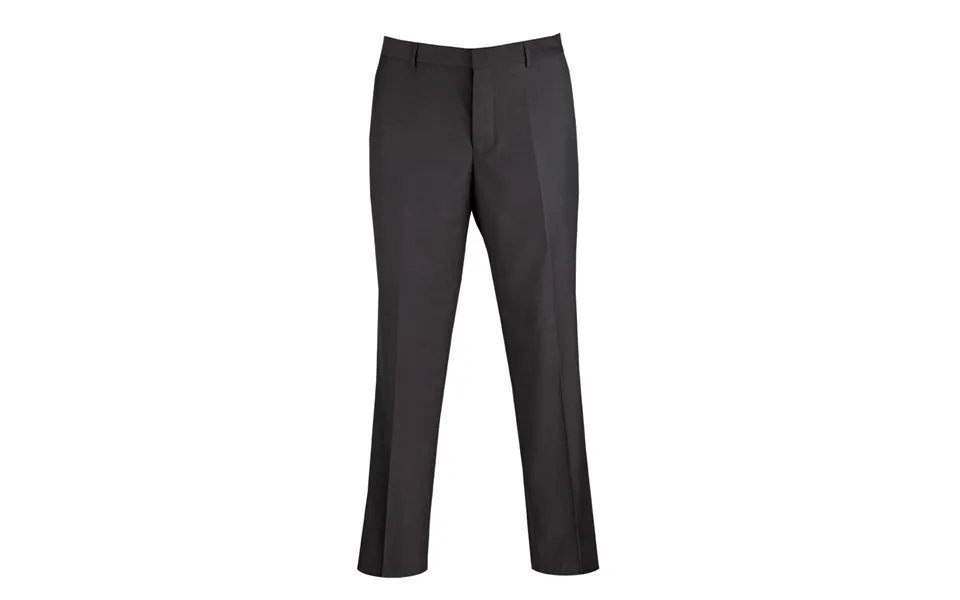 Black Men's Modern Fit Dress Pants - Wool Feel
