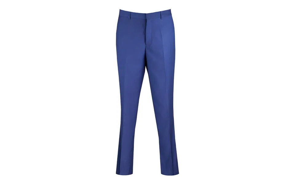 Blue Men's Modern Fit Wool Dress Pants - Stylish & Comfortable