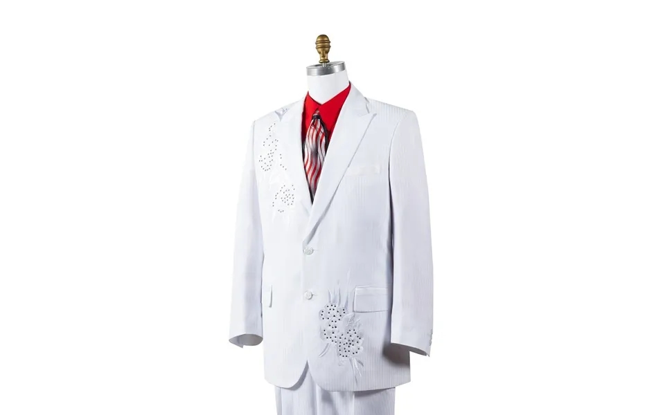 Canto Mens 2 Piece Fashion Suit With Rhinestones Stylish & Professional