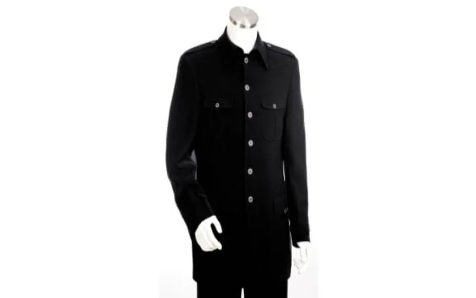 Canto Men's 2 Piece Military Style Suit Button Details & Awards