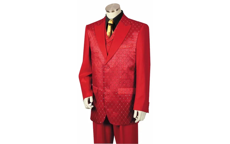 Canto Men's Designer Fashion Suit - 3 Piece, Fancy Pattern