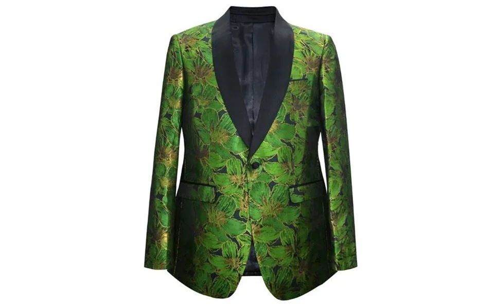 Green Velvet Suit Many Styles & Brands 99up Men's Green 1 Button Velvet Slim Fit Casual Blazer On Sale