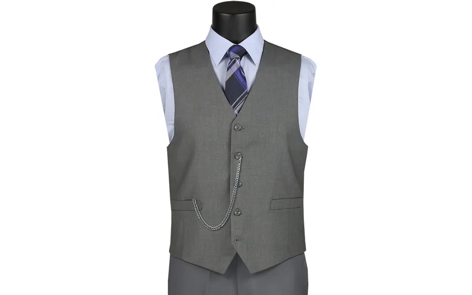 Grey Men's Suit Vest - Basic Style For Formal Wear