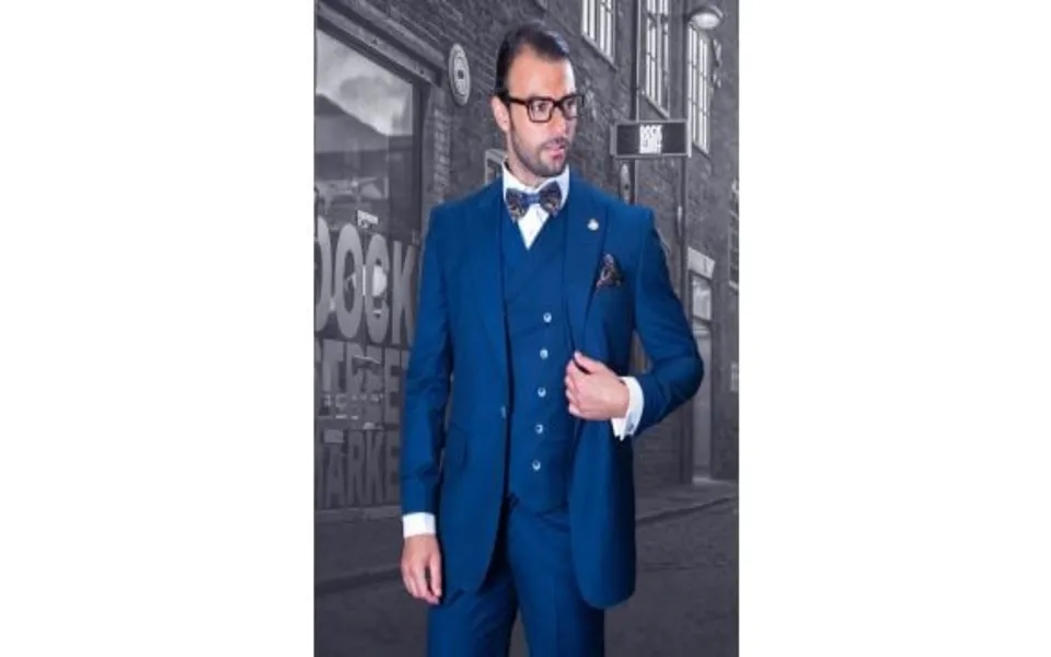 Men's Wool Suit With 10-button Vest Premium Quality Statement