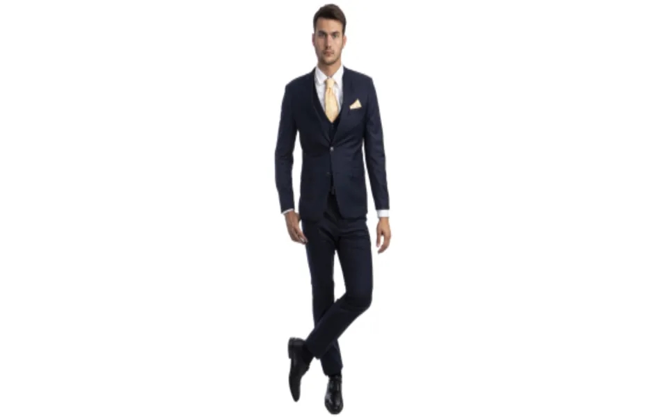 Sean Alexander Men's Outlet Skinny Fit 3-piece Suit With Notch Lapel