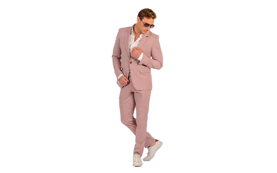 Stretch Fabric - Blush Red Light Weight Suit