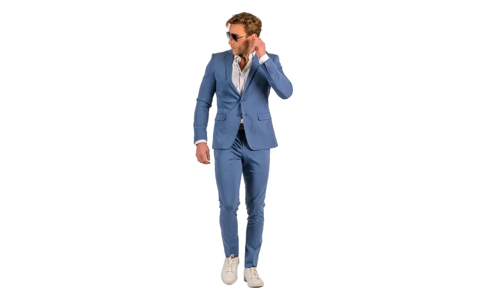 Stretch Fabric - M.blue Light Weight Suit