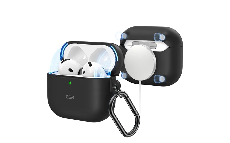 Airpods 4 Cloud Soft Case Halolock Black