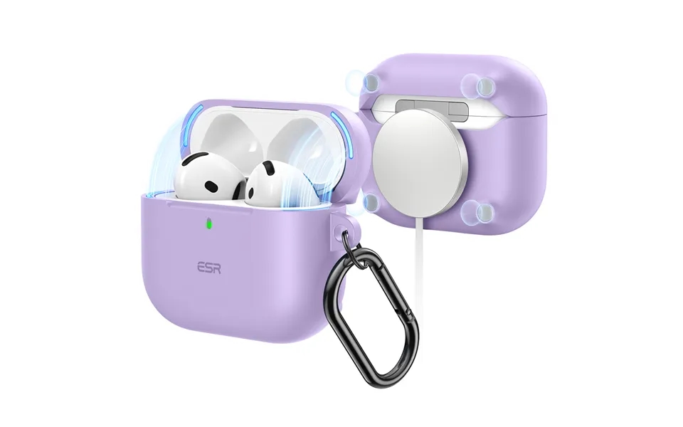 Airpods 4 Cloud Soft Case Halolock Purple