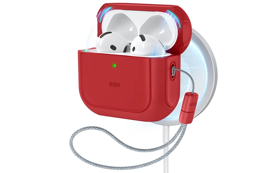 Airpods 4 Orbit Hybrid Case Halolock Red