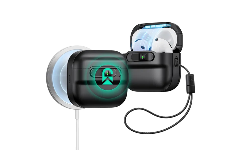 Airpods 4 Pulse Flicklock Case Halolock Black