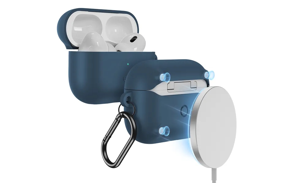 Airpods Pro 2023 2022 2019 Cloud Soft Case Halolock Blue