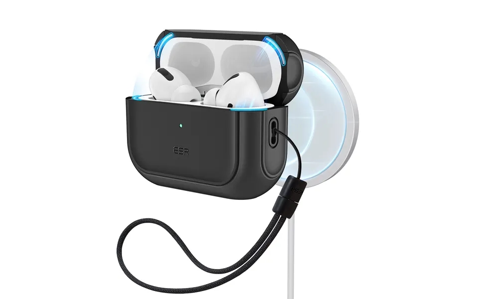 Airpods Pro 2023 2022 2019 Orbit Hybrid Case Halolock Black