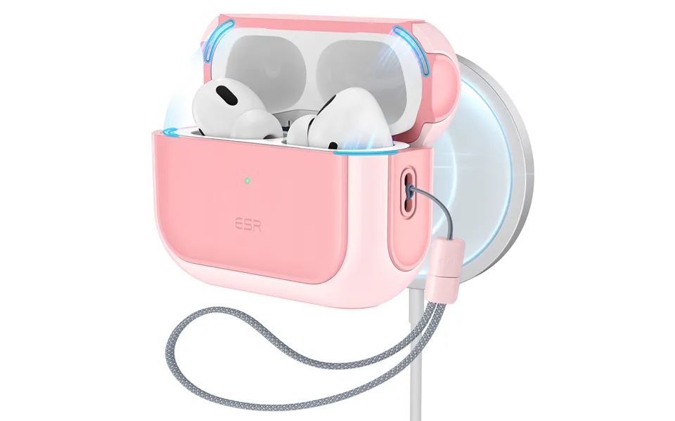 Airpods Pro 2023 2022 2019 Orbit Hybrid Case Halolock Pink