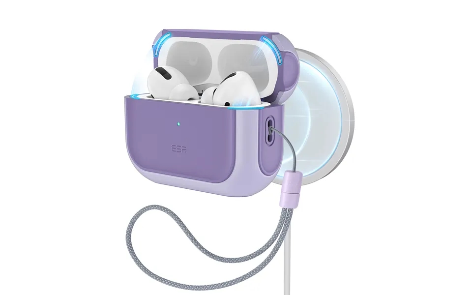 Airpods Pro 2023 2022 2019 Orbit Hybrid Case Halolock Purple