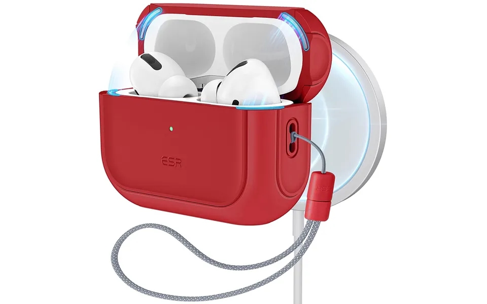 Airpods Pro 2023 2022 2019 Orbit Hybrid Case Halolock Red