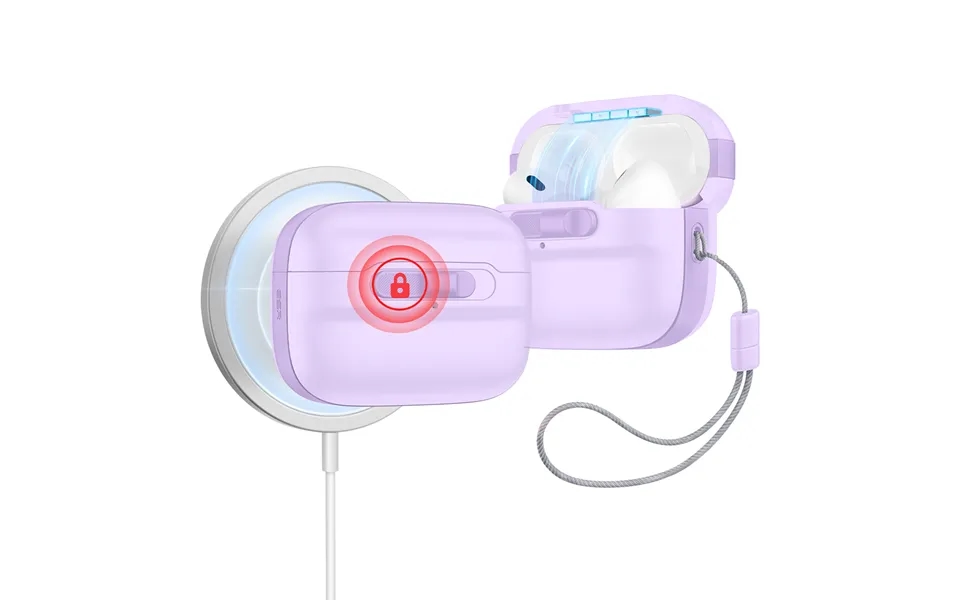 Airpods Pro 2023 2022 2019 Pulse Flicklock Case Halolock Lavender
