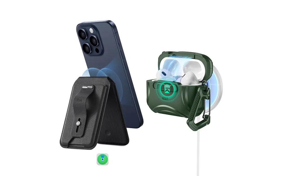 Cyber Flicklock Everyday-carry Bundle For Airpods Pro 2023 2022 2019 Forest Green