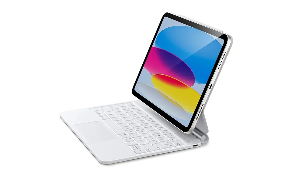 Ipad 10th Generation Rebound Magnetic Keyboard Case Us Layout-white