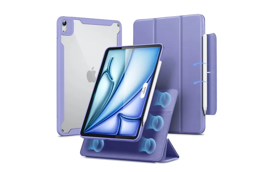 Ipad Air 11 2024 - Air 10.9 5th 4th Gen Rebound Hybrid Case 360 Lavender