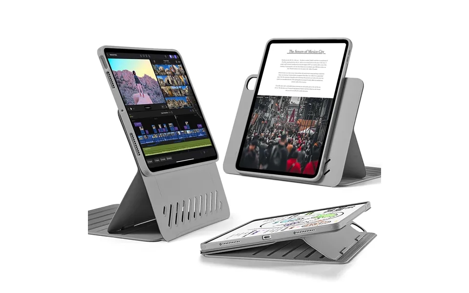 Ipad Air 11 2024 - Air 10.9 5th 4th Gen Shift Magnetic Case Gray