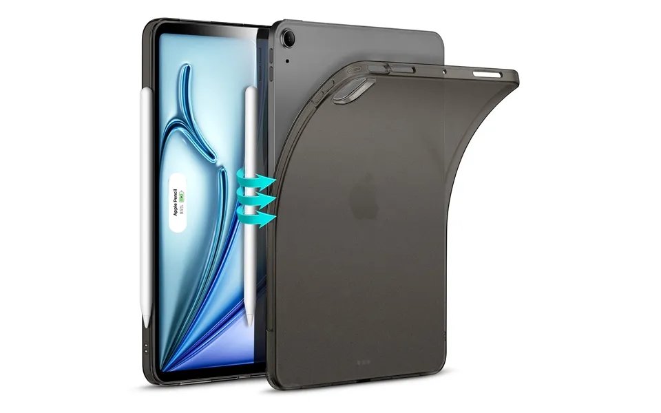 Ipad Air 11 2024 - Air 10.9 5th 4th Gen Zero Soft Case Frosted Black