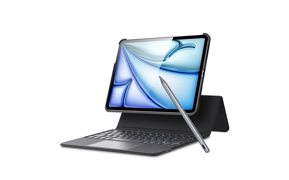 Ipad Air 13 2024 Ascend Keyboard Case Pencil Bundle Black-us Layout