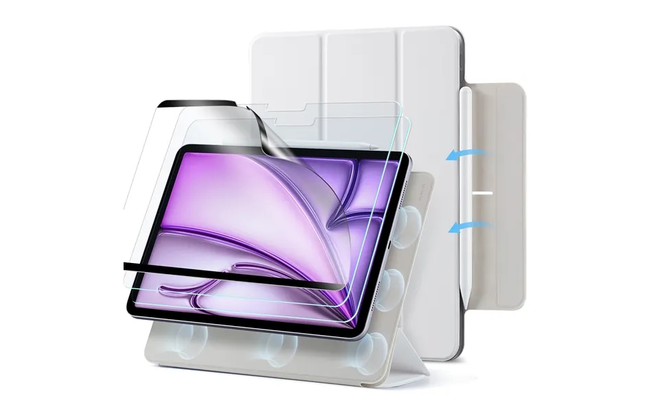 Ipad Air 13 2024 Magnetic Transformation Bundle Brilliant White