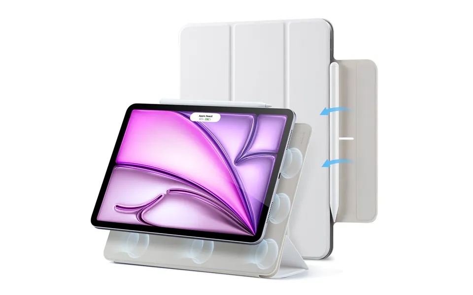 Ipad Air 13 2024 Rebound Magnetic Case Brilliant White