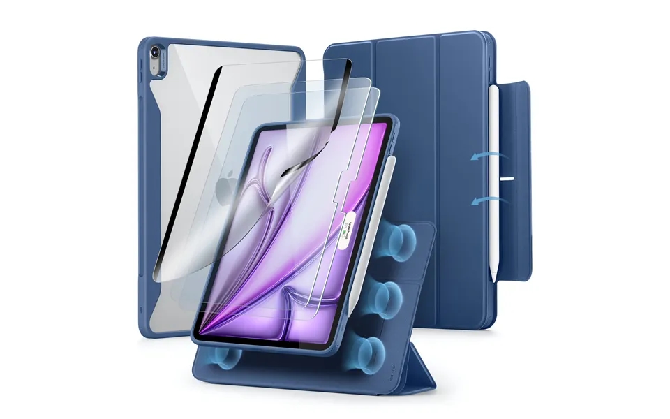 Ipad Air 13 2024 Rebound Transformation Bundle Navy Blue