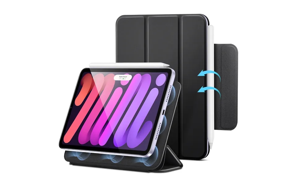 Ipad Mini 7 Mini 6 Rebound Magnetic Case Black