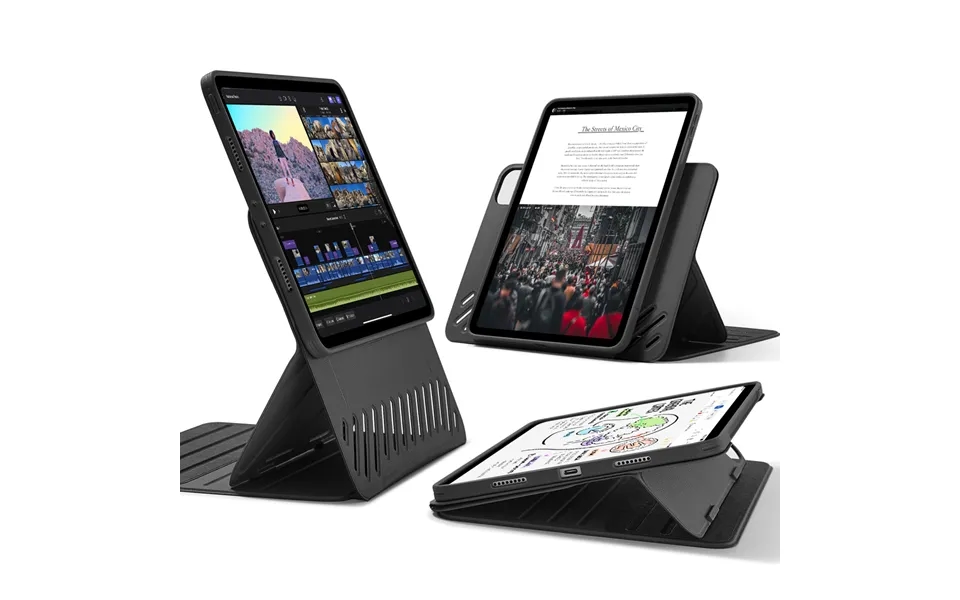 Ipad Pro 11 2022 2021 2020 2018 Shift Magnetic Case Black