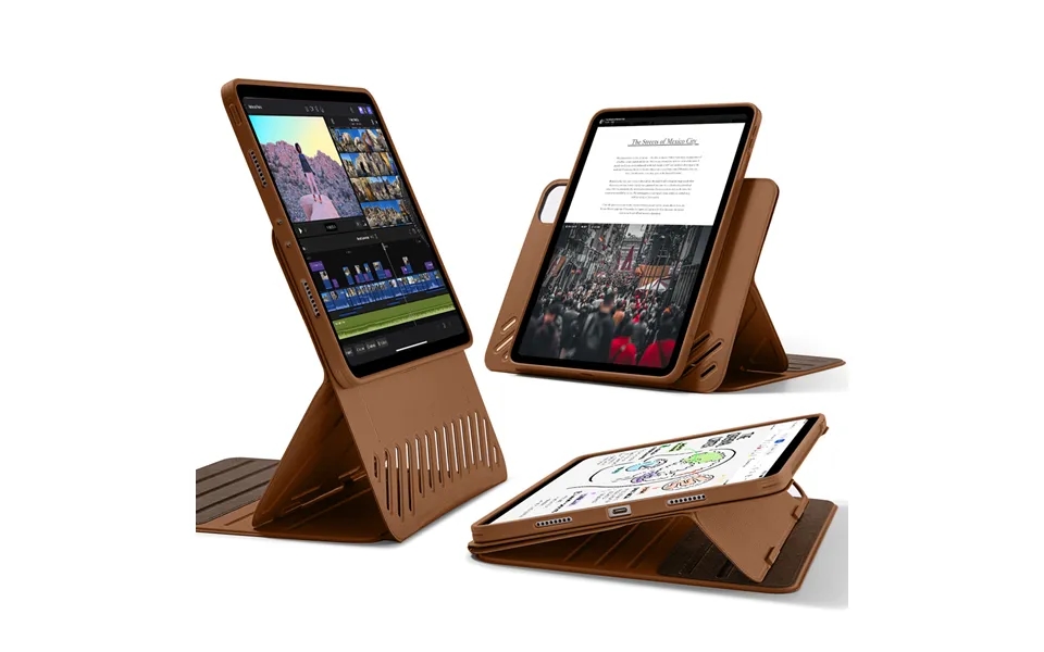 Ipad Pro 11 2022 2021 2020 2018 Shift Magnetic Case Brown