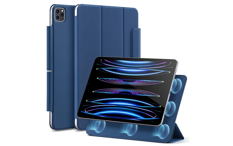 Ipad Pro 11 2022 2021 2020 Rebound Magnetic Case Navy Blue