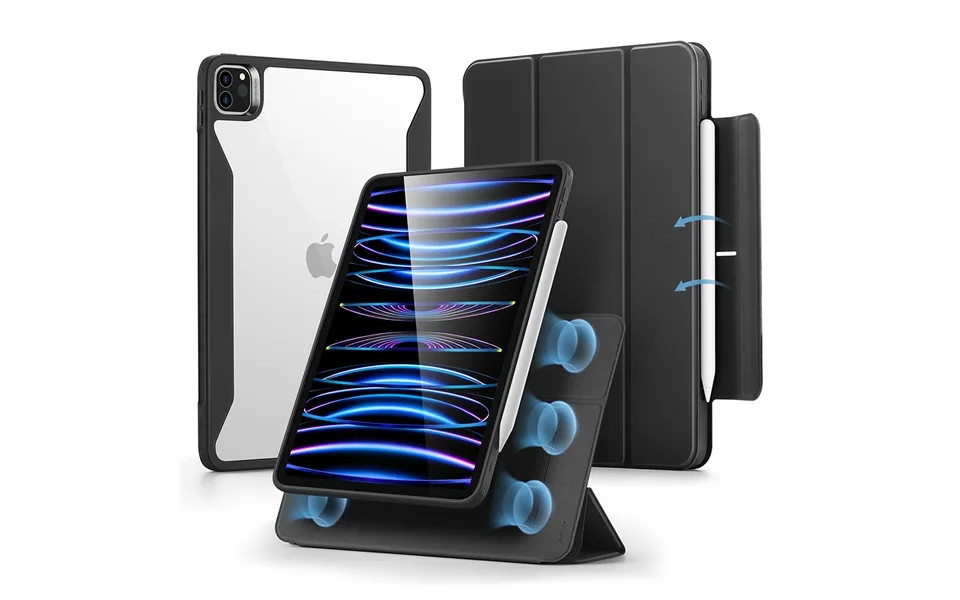Ipad Pro 11 2022 2021 Rebound Hybrid Case 360 Black