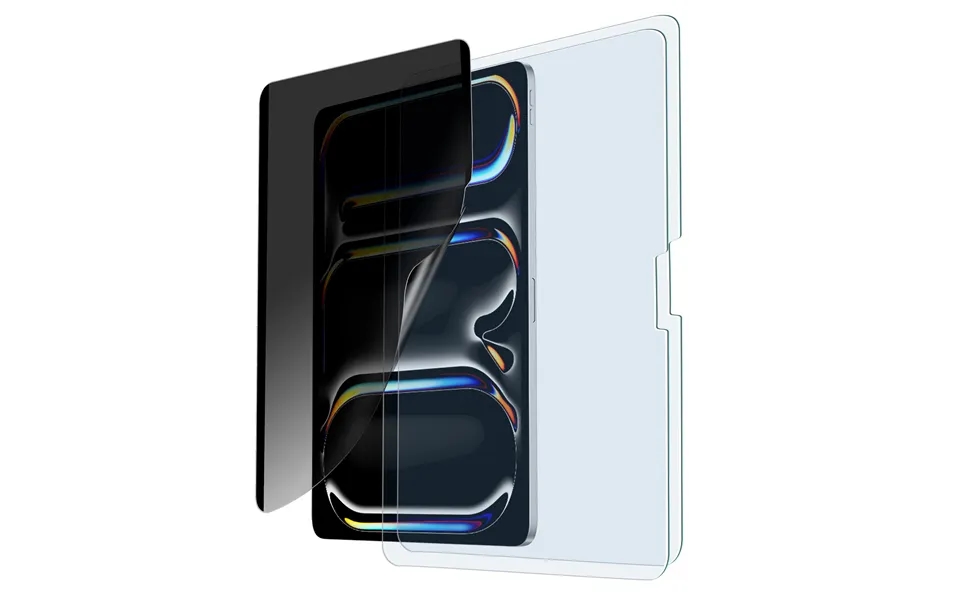 Ipad Pro 11 2024 Privacy Magnetic Screen Protector Set 1 Privacy 2 Tempered-glass
