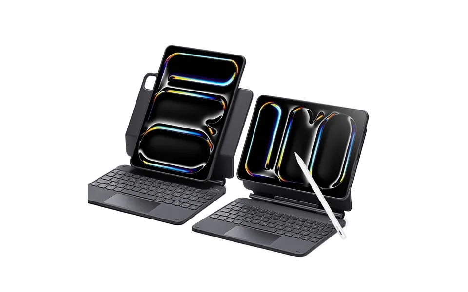 Ipad Pro 11 2024 Rebound Magnetic Keyboard Case 360 Pencil Bundle Us Layout-black