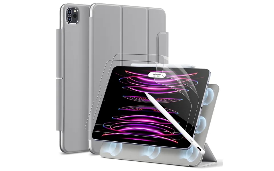 Ipad Pro 12.9 2022 2021 2020 Art Bundle Grey