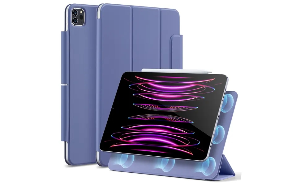 Ipad Pro 12.9 2022 2021 2020 Rebound Magnetic Case Lavender